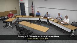 Navigate to Energy & Climate Action Committee 8-8-2023