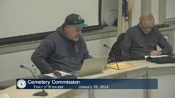 Navigate to Cemetery Commission 1-19-2024