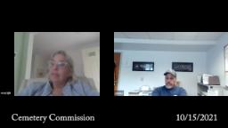 Navigate to Cemetery Commission 10-15-2021