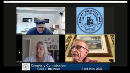 Navigate to Cemetery Commission 4-15-2022
